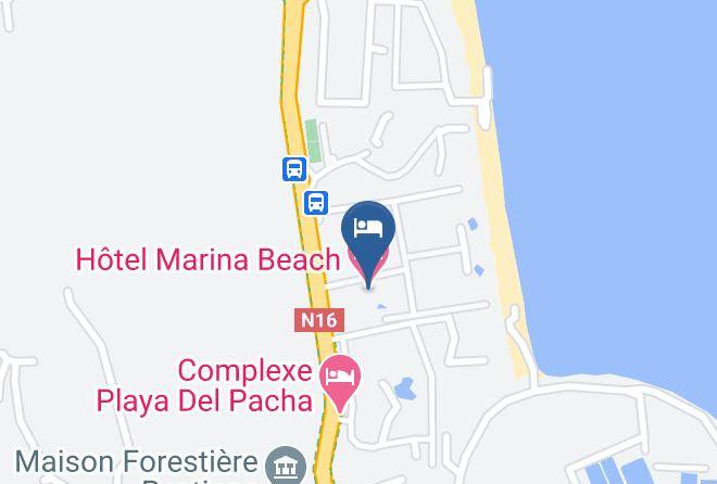 Tangier Tetouan - Hotel Marina Beach Maps