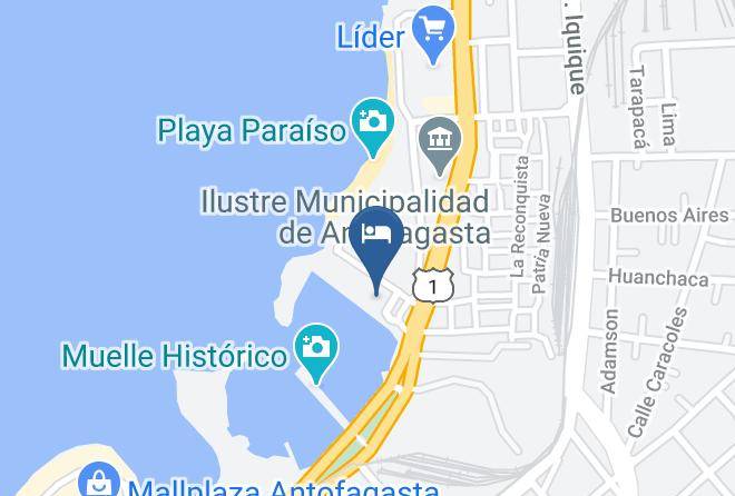 Hotel Marina De Antofagasta Map