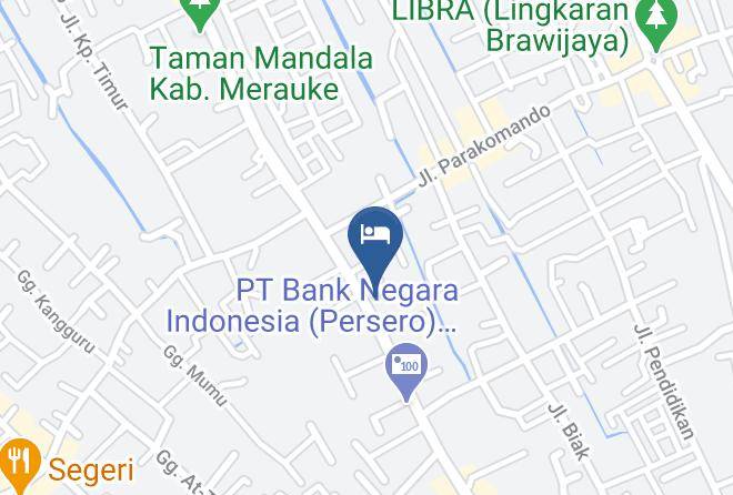 Merauke Regency - Hotel Marina Maps