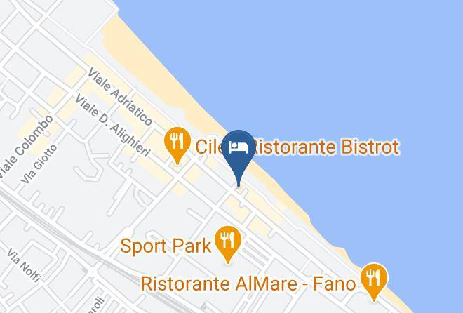 Pesaro And Urbino - Hotel Marina Maps