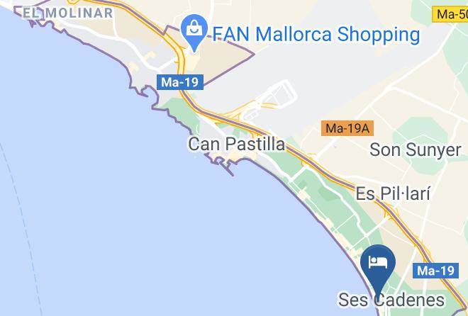 Baleares - Hotel Marina Playa De Palma Maps
