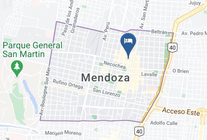 Mendoza - Hotel Marina Real Maps