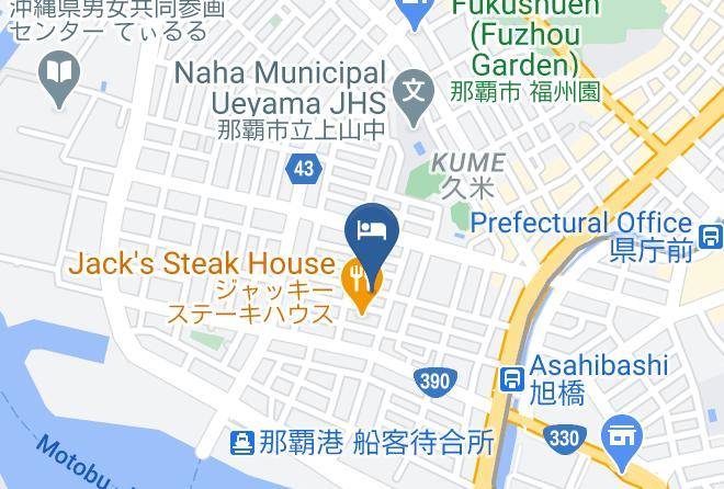 Naha City - Business Hotel Marine West Naha Maps