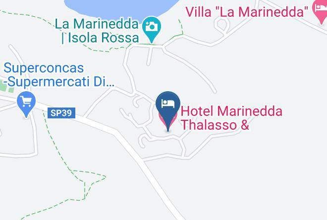 Hotel Marinedda Thalasso & Spa Map