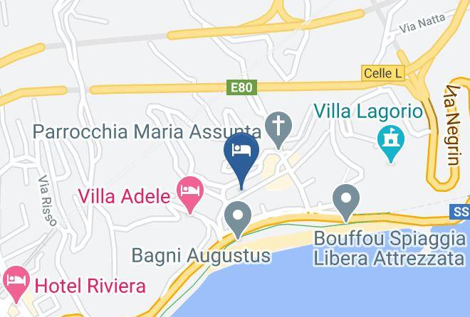 Savona - Hotel Marinella Maps