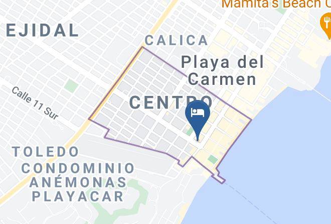 Solidaridad - Hotel Marinelly Maps