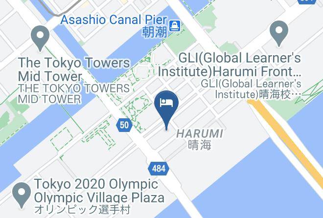 Chuo Ward - Hotel Mariners' Court Tokyo Maps