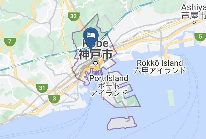 Kobe City Chuo Ward - Hotel Mariners Plaza Liberal Maps