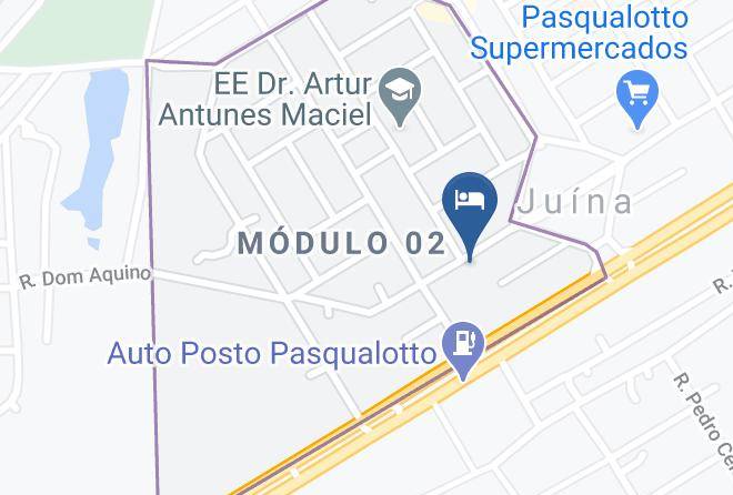 Hotel Maringa Geroncio Araujo Map