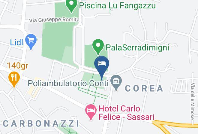 Sassari - Hotel Marini Maps
