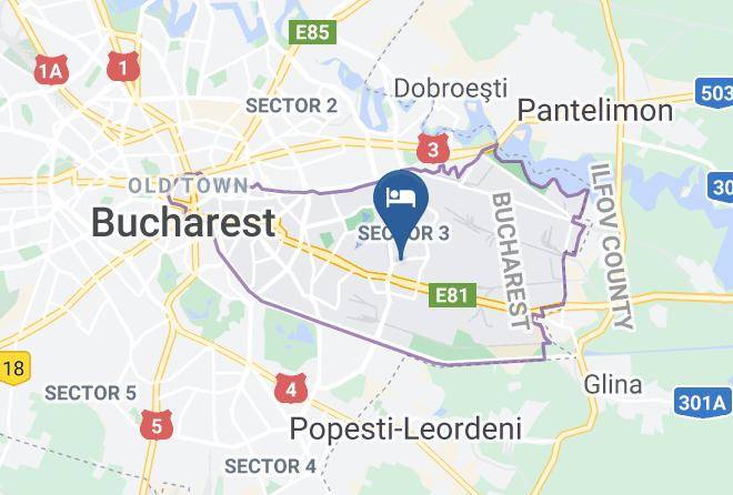 Bucharest - Hotel Marinii Maps