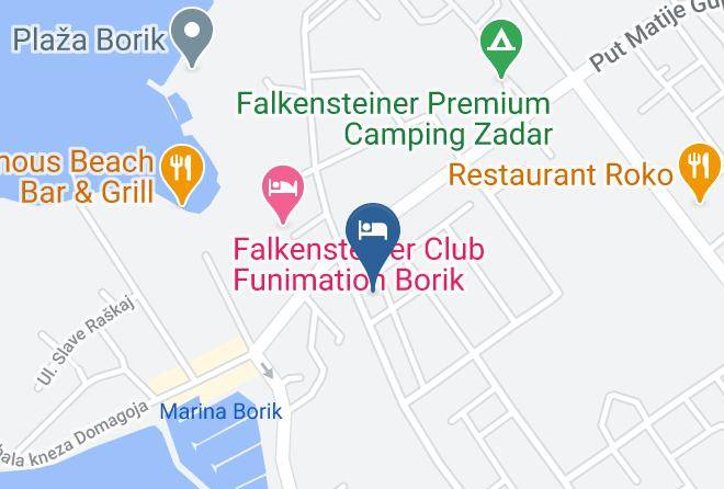 Zadar - Hotel Marinko Maps