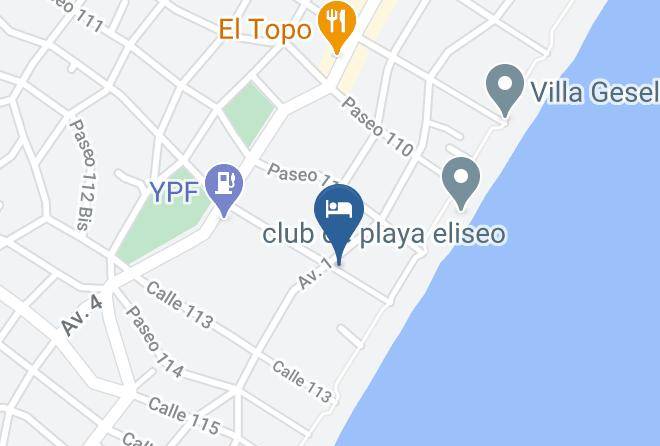 Villa Gesell - Hotel Marino Maps