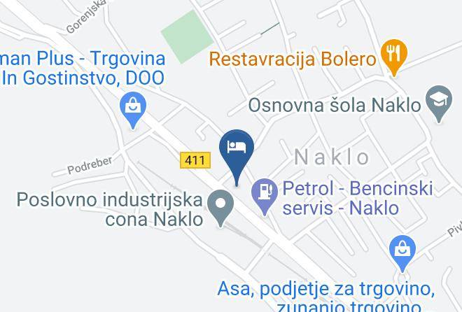 Naklo - Hotel Marinsek Maps
