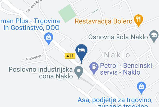 Naklo - Hotel Marinsek Podjetje Za Gostinstvo In Turizem Doo Maps