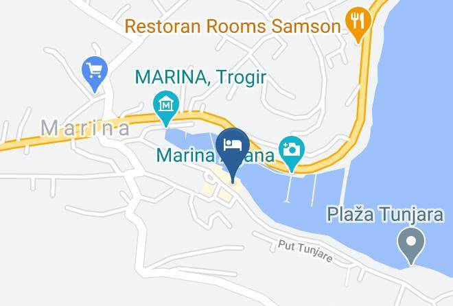 Marina - Hotel Marinska Kula Maps