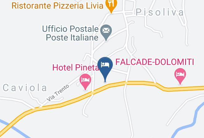 Belluno - Hotel Mariolina Di Serafini Ferranti Sas Maps