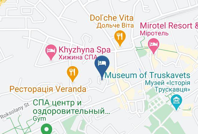 Truskavets - Hotel Mariot Medical Center Maps