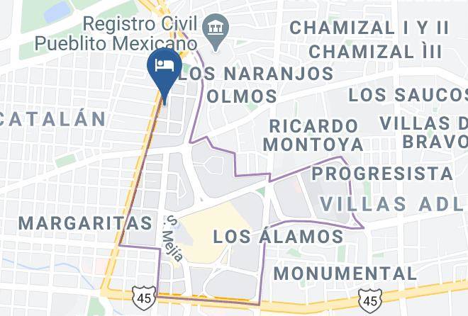 Juarez - Hotel Maripina Maps