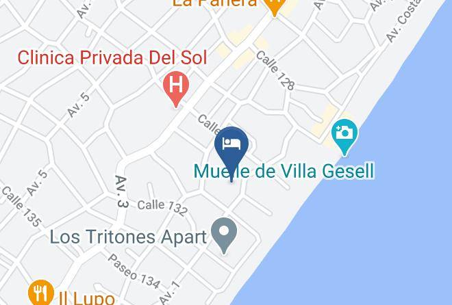 Villa Gesell - Hotel Mariska Superior Maps