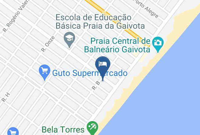 Balneario Gaivota - Hotel Mariskao Maps