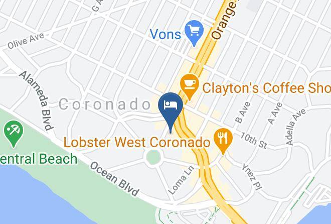 San Diego - Hotel Marisol Coronado Maps