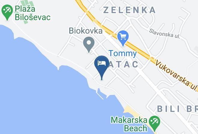 Makarska - Hotel Maritimo Makarska Maps
