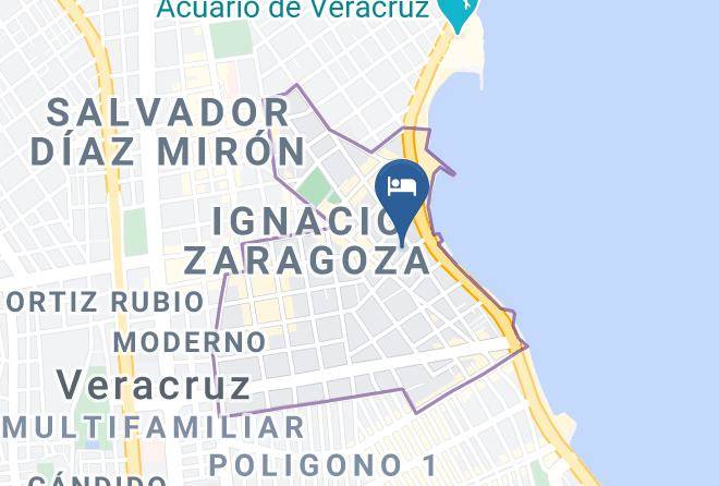 Veracruz Ignacio Zaragoza - Hotel Maritimo Veracruz Maps