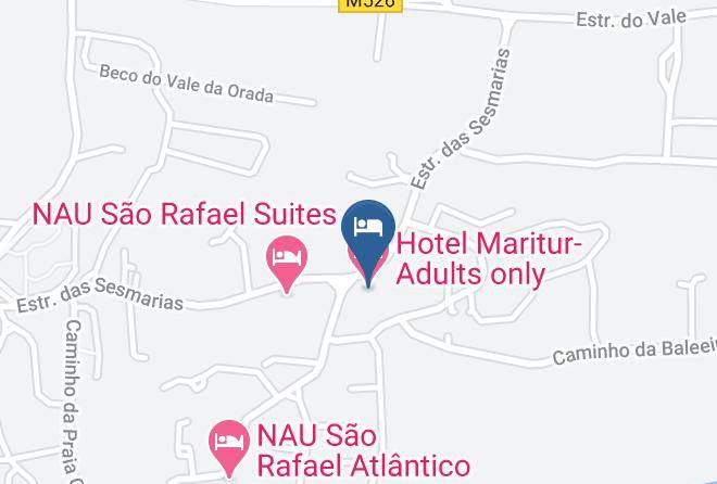 Albufeira - Hotel Maritur Adults Only Maps