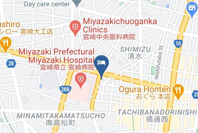 Miyazaki City - Hotel Marix Maps