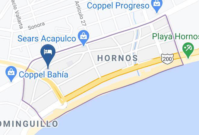 Acapulco De Juarez - Hotel Marjes Maps