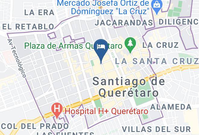 Santiago De Queretaro - Hotel Markee Maps