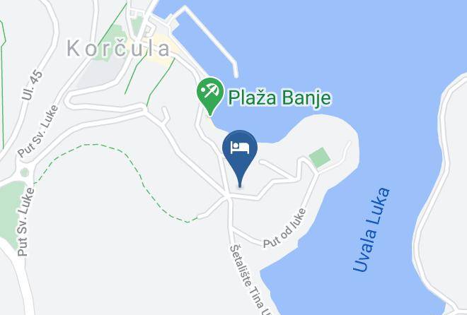 Korcula - Hotel Marko Polo Maps