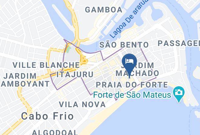 Cabo Frio - Hotel Marlen Cabo Frio Maps
