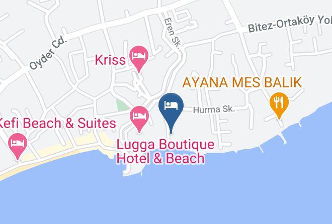 Bodrum - Hotel Marma Beach Maps
