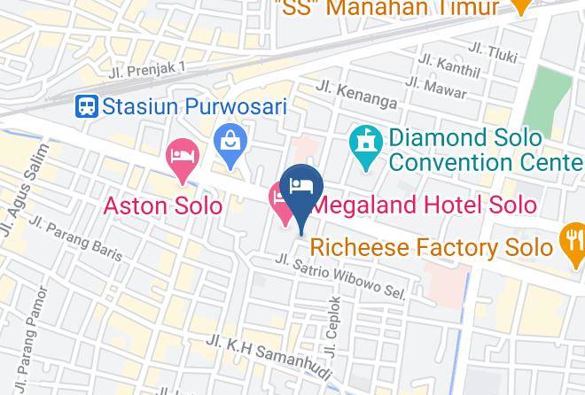 Surakarta - Hotel Marni Mulya Maps