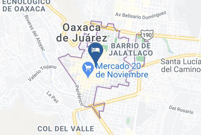 Oaxaca De Juarez - Hotel Marques Del Valle Maps