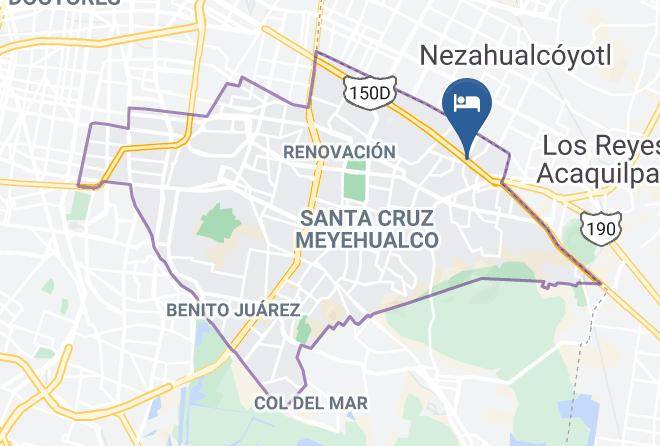 Iztapalapa - Hotel Marques Maps