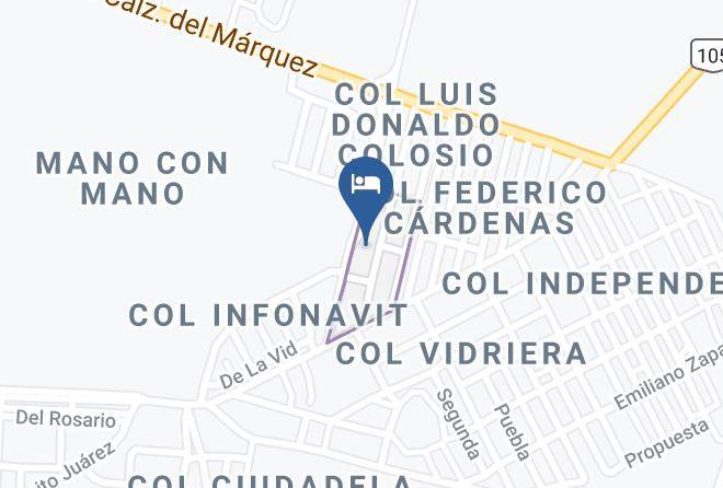 Parras - Hotel Marquez Maps
