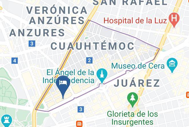 Cuauhtemoc - Hotel Marquis Reforma Maps