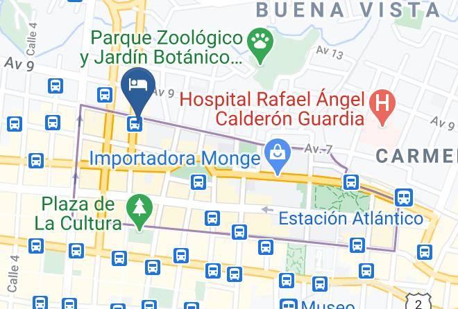 San Jose - Hotel Marruecos Maps