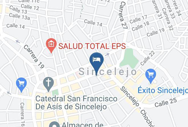 Sincelejo - Hotel Marsella Maps