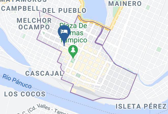 Tampico - Hotel Marsella Tampico Maps