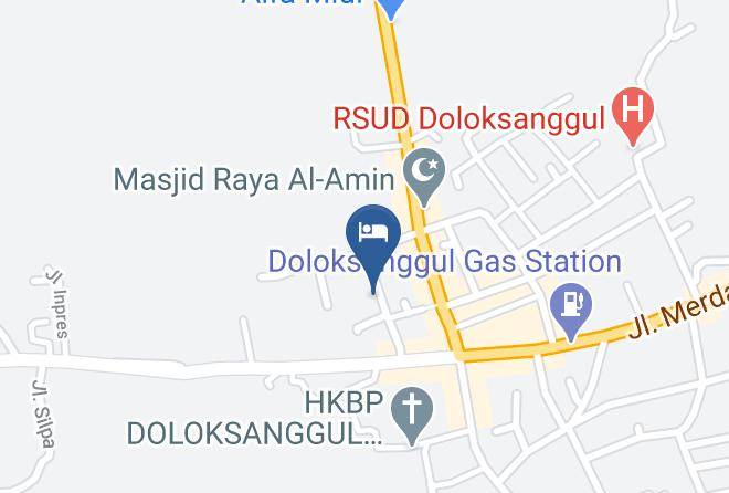 North Tapanuli Regency - Hotel Martabe Maps