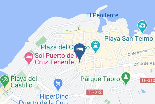 Santa Cruz De Tenerife - Hotel Marte Maps