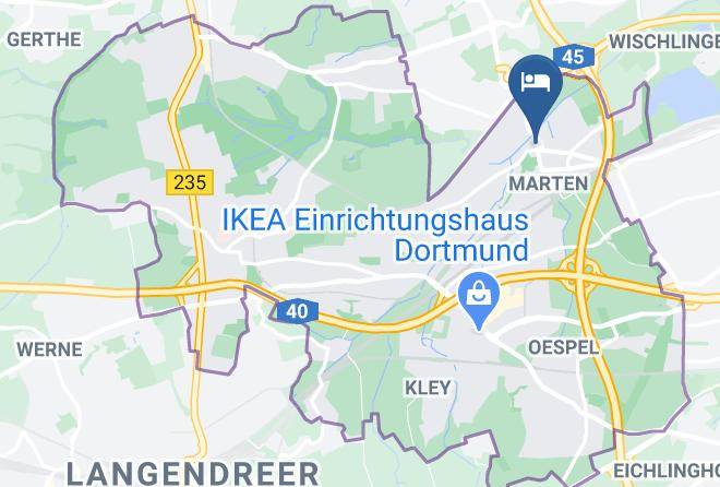 Dortmund - Hotel Martener Hof Maps