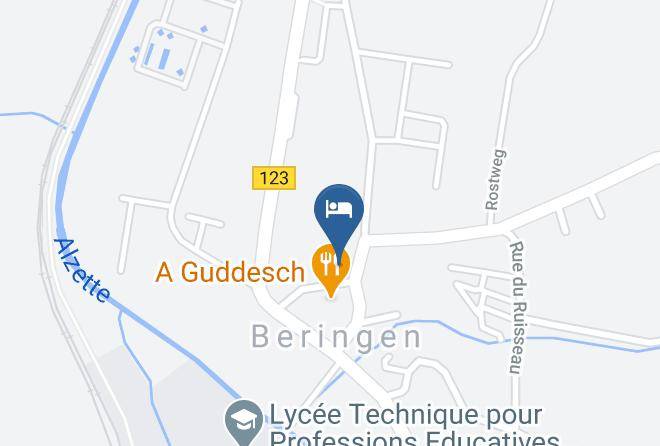 Mersch - Hotel Martha Mersch Luxembourg Maps