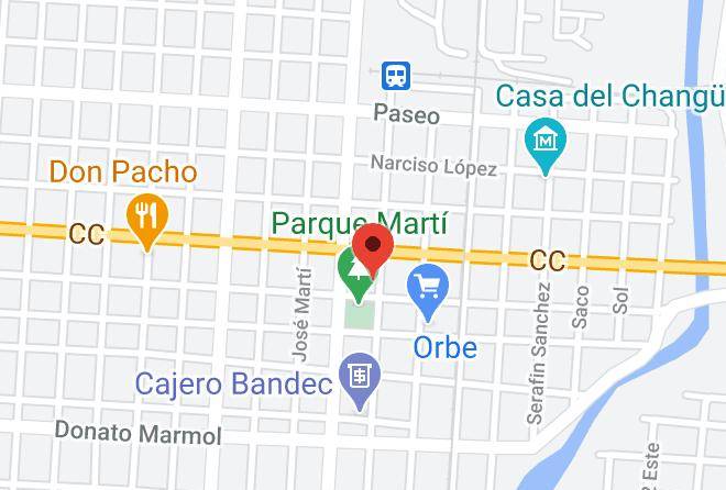 Guantanamo - Hotel Marti Maps