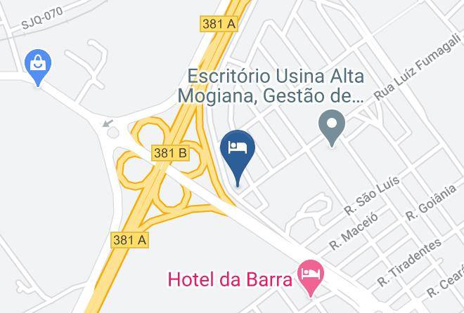 Sao Joaquim Da Barra - Hotel Martin Maps