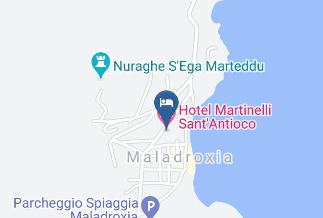 Province Of South Sardinia - Hotel Martinelli Sant'antioco Maps